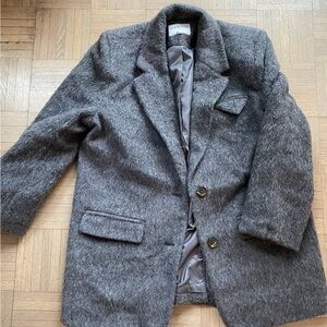 Clair rose x NAKD brushed wool blazer